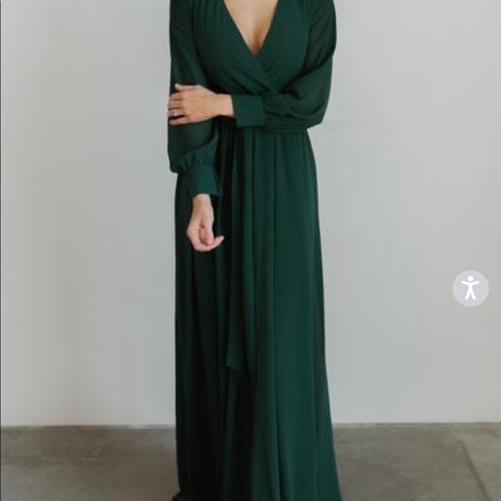 Baltic Born Lydia Hunter Green maxi dress